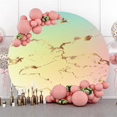 Kreis Gold Abstrakt Runden Glücklich Geburtstag Hintergrund