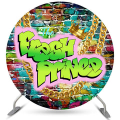 Kreis Graffiti Ziegel Frisch Prinz Babydusche Hintergrund