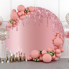 Kreis Licht Rosa Funkeln Geburtstag Party Hintergründe