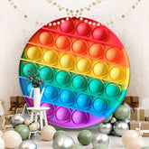 Kreis Pop Es Bunt Runden Party Hintergründe für Kinder