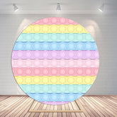 Kreis Pop Es Spielzeug Geburtstag Runden Hintergründe für Mädchen