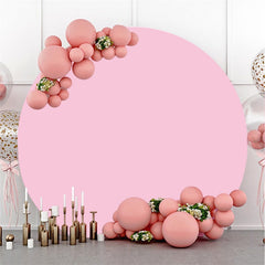 Circlr Solide Rosa Einfach Party Runden Hintergründe