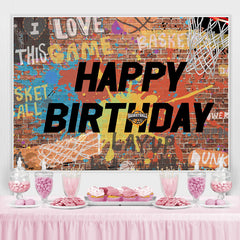 Farbig Graffiti Glücklich Geburtstag Hintergrund für Party