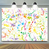 Farbig Der 90er Jahre Sind Oder Das Graffiti Hintergrund Für Party