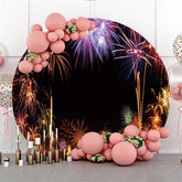 Bunt Karneval Feiern Urlaub Kreis Hintergrund