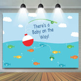 Bunt Fisch Junge Erste Geburtstag Foto-Shooting Hintergrund