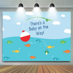 Bunt Fisch Junge Erste Geburtstag Foto-Shooting Hintergrund