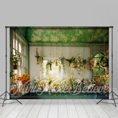 Bunt Wenig Blumen Windows Frühling Hintergrund