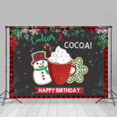 Kekse Und Kakao! Winter Weihnachten Geburtstag Hintergrund