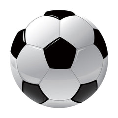 Niedlich Fußball Themenorientiert Runden Hintergrund Für Geburtstag Party