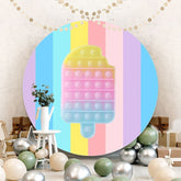 Niedlich Pop Es Zappeln Bunt Runden Hintergründe für Mädchen