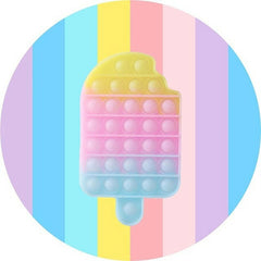 Niedlich Pop Es Zappeln Bunt Runden Hintergründe für Mädchen