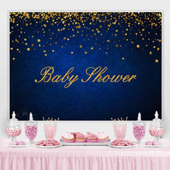 Dunkel Ausländer Und Golden Bokeh babydusche Party Hintergrund