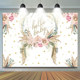 Traumfänger Geschlecht Aufdecken Thema Babydusche Hintergrund