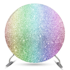 Verträumt Funkeln Regenbogen Kreis Geburtstag Hintergrund
