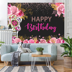 Fiesta Tag Von Tod Themenorientiert Glücklich Geburtstag Hintergrund