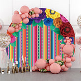 Fiesta Blumen Klassisch Runden Glücklich Urlaub Hintergrund