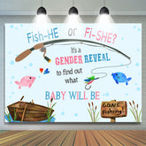 Fisch Er Oder Sie Baby Wille Sei Geschlecht Aufdecken Hintergrund