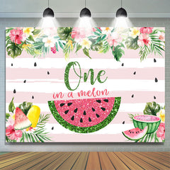 Blumen Funkeln Eins In A Melone Sommer Geburtstag Hintergrund