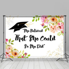 Blumen Sie Geglaubt Das Sie Könnte Also Sie Tat Hintergrund