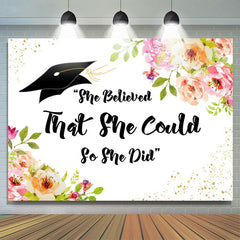 Blumen Sie Geglaubt Das Sie Könnte Also Sie Tat Hintergrund