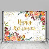 Blumen Mit Schön Punkte Glücklich Ruhestand Hintergrund