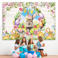 Blume Und Känguru Glücklich Geburtstag Hintergrund Für Mädchen