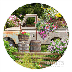 Blumen An Der WAHR Großartig Hof Kreis Urlaub Hintergrund