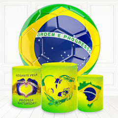 Fußball Und Natur Runden Geburtstag Hintergrund Bausatz Für Junge