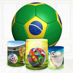 Fußball Sport Spiel Runden Geburtstag Hintergrund Bausatz Für Junge