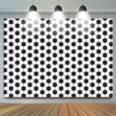 Voll Von Fußball Thema Glücklich Geburtstag Hintergrund Für Junge