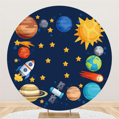 Galaxis Blau Universum Schön Runden Geburtstag Hintergrund