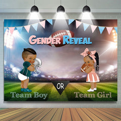 Gendar Aufdecken Fußball Party Hintergrund für babydusche