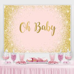 Funkeln Und Einfach Bokeh Geschlecht Aufdecken Oh Baby Hintergrund