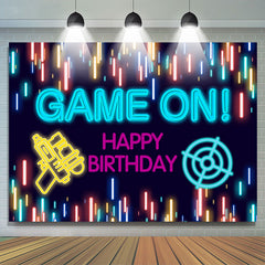 Funkeln Beleuchtung Spiel An Thema Glücklich Geburtstag Hintergrund