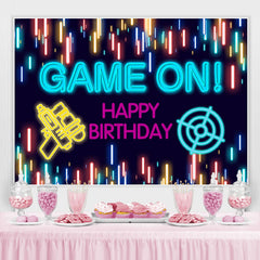 Funkeln Beleuchtung Spiel An Thema Glücklich Geburtstag Hintergrund