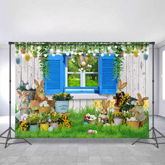 Funkeln Beleuchtung Grün Gras Garten Ostern Tag Hintergrund