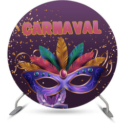 Funkeln Maskerade Karneval Runden Party Hintergrund Bausatz