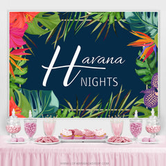 Grün Und Rot Blätter Glücklich Havanna Nächte Tag Hintergrund