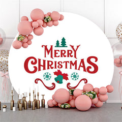 Grün Und Rot Fröhlich Weihnachten Thema Party Hintergrund