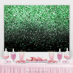 Grün Bokeh Funkeln Schwarz Geburtstag Party Hintergründe