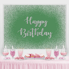 Grün Bokeh Funkeln Glücklich Geburtstag Hintergrund für Party