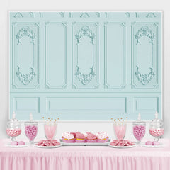 Grün Tür Thema Glücklich Geburtstag Backdorp Für Party