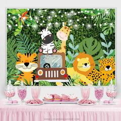 Grün Blätter Und Wenig Tiere Geburtstag Hintergründe