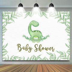 Grün Blätter Dinosaurier Dekor Hintergrund für babydusche Party