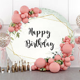 Grün Blätter Funkeln Hintergrund Für Glücklich Geburtstag Party