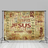 Grunge Papier Jesus Christus Foto Weihnachten Hintergrund