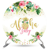 Hawaii Themenorientiert Aloha Schön Kreis Baby Dusche Hintergrund