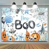 Hey Buh Geist Ballon Halloween Babydusche Hintergrund