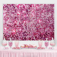 Heiß Rosa Bokeh Funkeln Glücklich Geburtstag Party Hintergrund